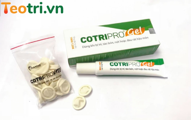 Sản phẩm Cotripro Gel giúp làm giảm đau rát, co búi trĩ 1
