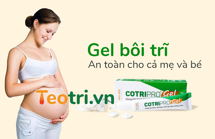 Cotripro giúp co trĩ, giảm đau rát nhanh chóng, an toàn cho mẹ bầu 1