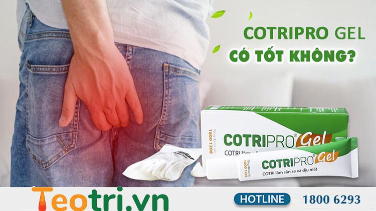 Kem bôi trĩ CotriPro gel giá bán bao nhiêu tiền một hộp?