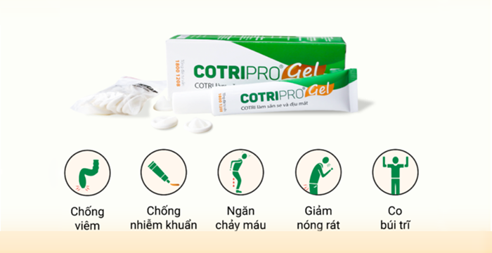 5. Kết hợp Cotripro giúp giảm đau, săn se búi trĩ 1
