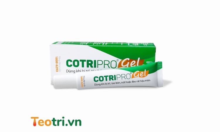 Sử dụng Cotripro Gel ngăn ngừa bệnh trĩ tái phát 1